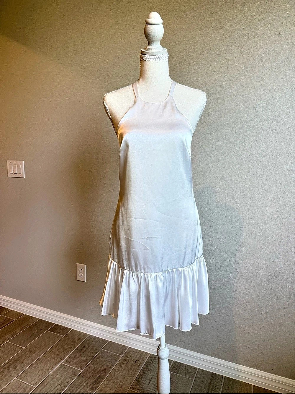 Jules & Cleo Satin Mini Dress Size 2 NWT